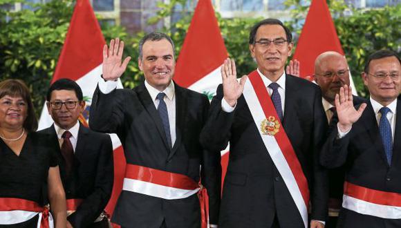 Salvador del Solar preside el segundo Gabinete del gobierno de Martín Vizcarra. Anunció que retomará el diálogo con las fuerzas políticas. (Foto: Alessandro Currarino/ GEC)