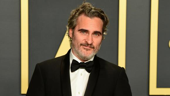 Joaquin Phoenix, ganador del Oscar por "Joker", llevó al siguiente nivel su discurso contra el consumo de animales. Foto: AFP.