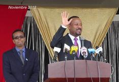 Primer ministro etíope Abiy Ahmed recibe el premio Nobel de la Paz 2019