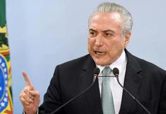 Brasil: Temer pide que suspendan investigación en su contra [VIDEO]