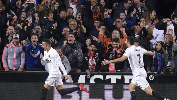 Betis vs. Valencia: mira el gol de Rodrigo para el 1-0 en la semifinal de Copa del Rey. (Foto: AFP)