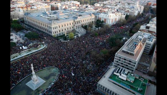 España: Gigantesca marcha termina con 17 detenidos y 27 heridos
