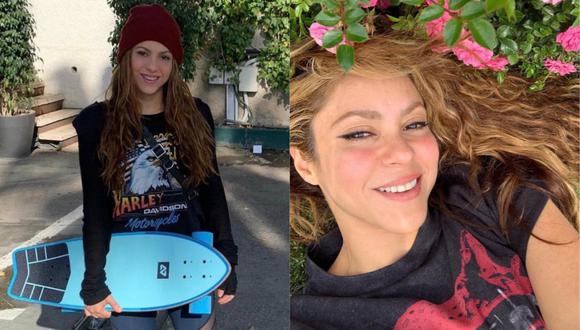 Shakira sorprende a sus fans al demostrar su habilidad con la patineta. (Foto: Instagram)