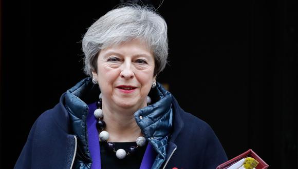 Reino Unido y la Unión Europea logran "proyecto de acuerdo" sobre el Brexit. En la imagen, la primera ministra británica Theresa May. (AFP).