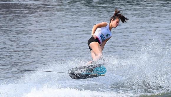 Natalia en acción el día de la final. (Foto: Cortesía familia Cuglievan)