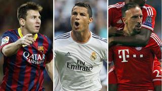 Messi, Cristiano Ronaldo y Ribéry en el once perfecto 2013 de “L’Équipe” 

