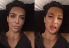 ¡Qué extraño! Así luce Kim Kardashian con otros rostros en Snapchat