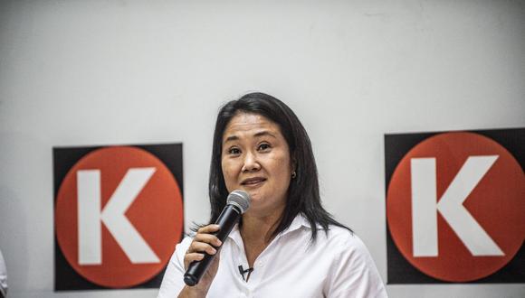 La candidata presidencial Keiko Fujimori pidió el martes al expresidente de Bolivia Evo Morales que “no se meta en el Perú”. (Foto: ERNESTO BENAVIDES / AFP).