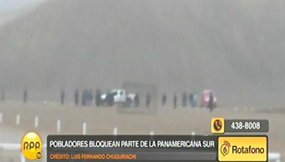 Panamericana Sur: reportan enfrentamiento a balazos por terreno