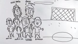 YouTube: clip narra la historia Lionel Messi con dibujos