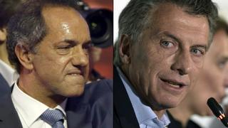 Scioli sobre Macri: "Ya saludé al que salió segundo"