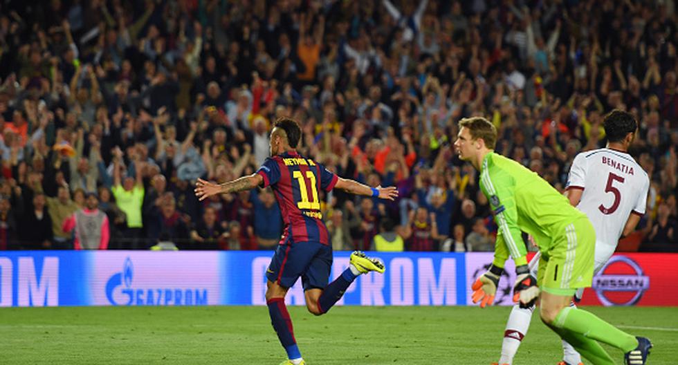 Así fue el gol de Neymar. (Foto: GettyImages)