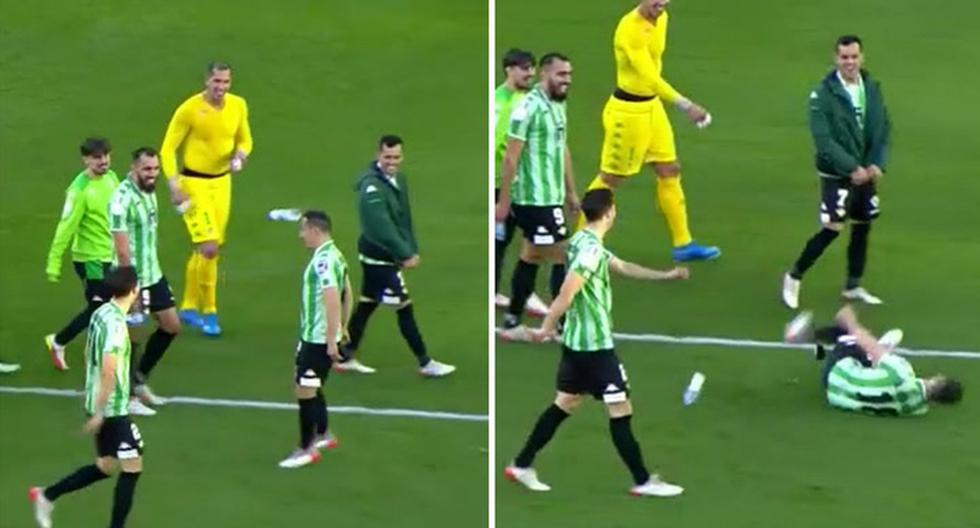 Controversial celebration of Guardado after the attack against Joan Jordán |  VIDEO