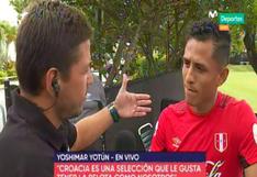 Yoshimar Yotún describe la clave para ganar a Croacia en miami