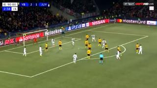 Juventus vs. Young Boys:Cristiano evitó el 2-2 de Dybala con este movimiento | VIDEO
