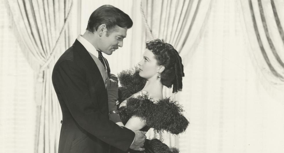 Clark Gable y Vivien Leigh. (Foto: Agencia AP)