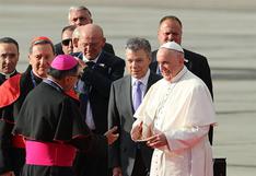 Papa Francisco llegó a Bogotá, Colombia, en primera visita oficial