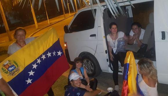 Miles de venezolanos pasan la noche en dos albergues, acondicionados de manera improvisada en el área metropolitana de Cúcuta. Foto: Cortesía de Fundación Venezolanos en Cúcuta, vía El Tiempo de Colombia/ GDA