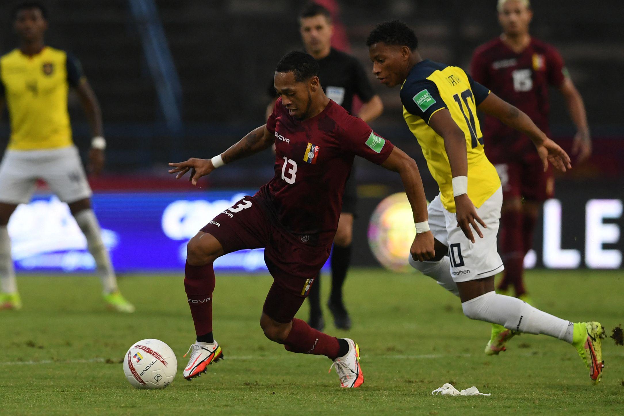 Venezuela vs. Ecuador se enfrentaron por las Eliminatorias Qatar 2022