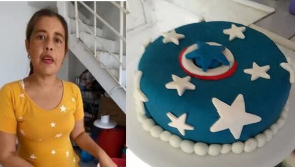 La pastelera Maryuri Muños compartió con sus seguidores algunas de sus creaciones realizadas en el 2019, entre las que destaca el diseño del Capitán América. (Foto: Instagram / @rafaelcaparroso | marce_cupcakes).