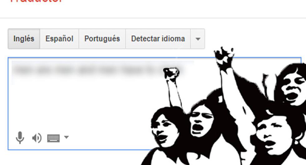 Un nuevo error de Google Translate ha desatado la ira de millones de feministas en el mundo. (Foto: Captura)