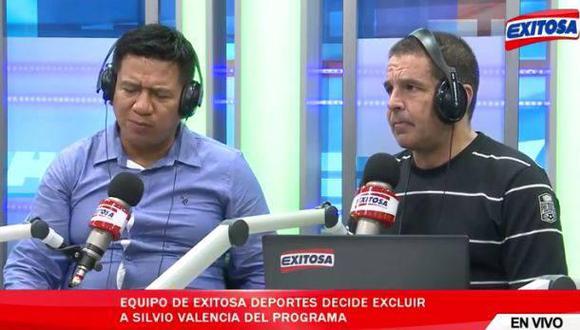 Silvio Valencia regresó a Exitosa Deportes 12 días después