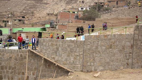 Muros de contención benefician a 4 mil vecinos de Chosica