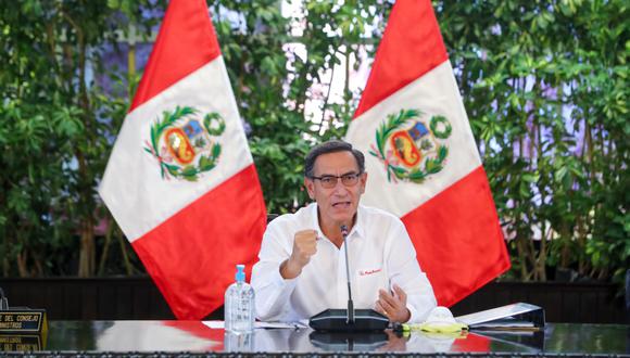 El presidente Martin Vizcarra anunció el aislamiento el 16 de marzo, el cual terminará el 26 de abril (Foto: Presidencia)