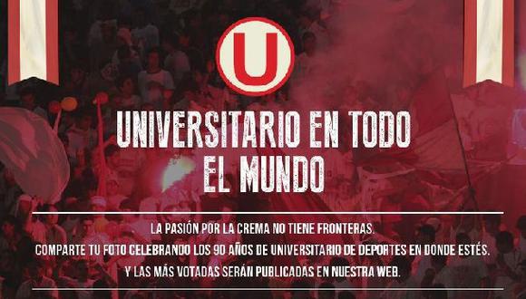 #90depasión: comparte tu foto con la camiseta de Universitario