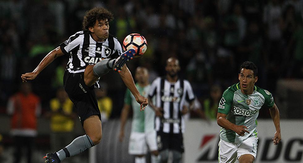 Botafogo venció en Medellín a Atlético Nacional en la segunda jornada del Grupo 1 de la Copa Libertadores. (Foto: EFE)