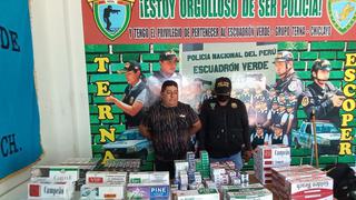 Chiclayo: PNP incauta cigarrillos de contrabando camuflados en cajas de golosinas