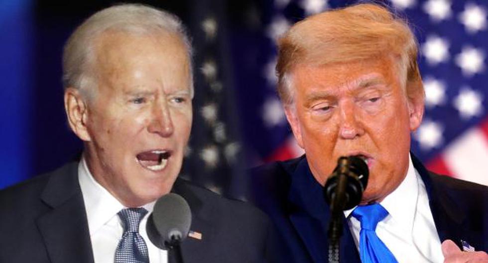 Elección entre Joe Biden y Donald Trump bastante reñida. (Foto: Composición)