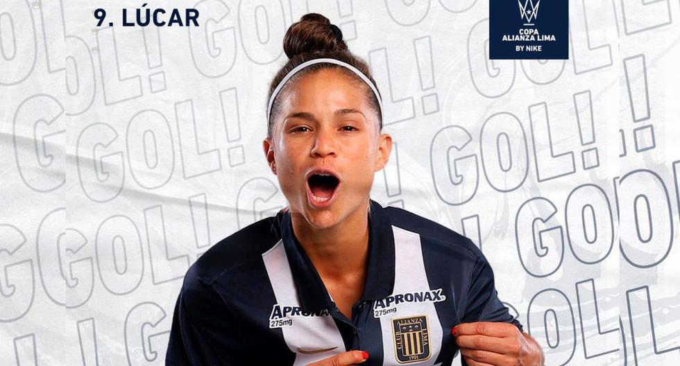 Adriana Lúcar llegó a Alianza en el 2021 y se convirtió en la goleadora del torneo. (Foto: Alianza Lima)
