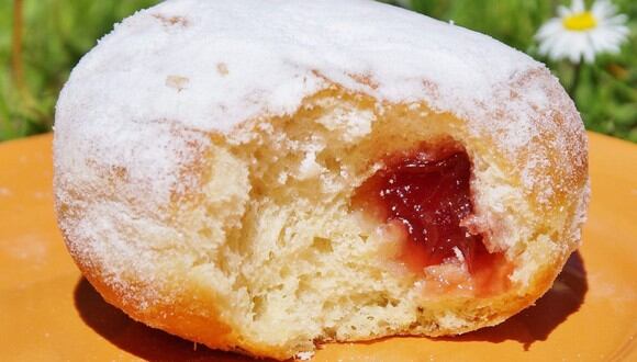Las donuts rellenas son ideales para la merienda. (Foto: Pixabay)