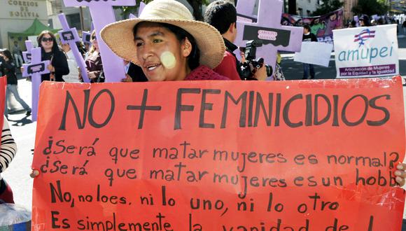El Salvador, Honduras y Bolivia son las tres naciones de América Latina con mayor proporción de homicidios por cuestiones de género, con tasas de 6,8, 5,1 y 2,3 mujeres fallecidas por cada 100.000, respectivamente. (Archivo AFP)