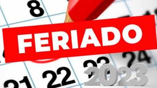 ▷ Calendario, Feriados 2023 en Perú: Sepa cuándo es el próximo día no laborable