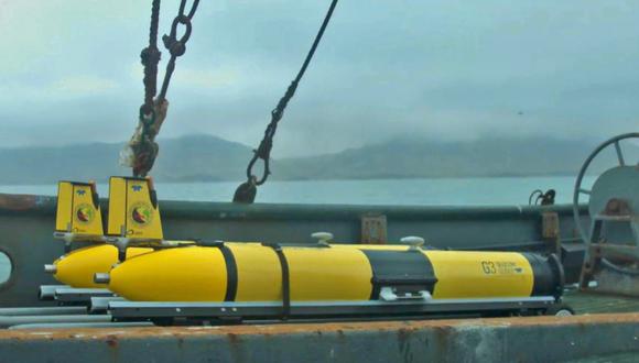 Este es un robot submarino que es usado para medir la temperatura del mar peruano.