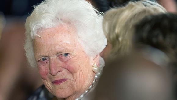 Barbara Bush, ex primera dama de Estados Unidos, muere a los 92 años. (AFP).