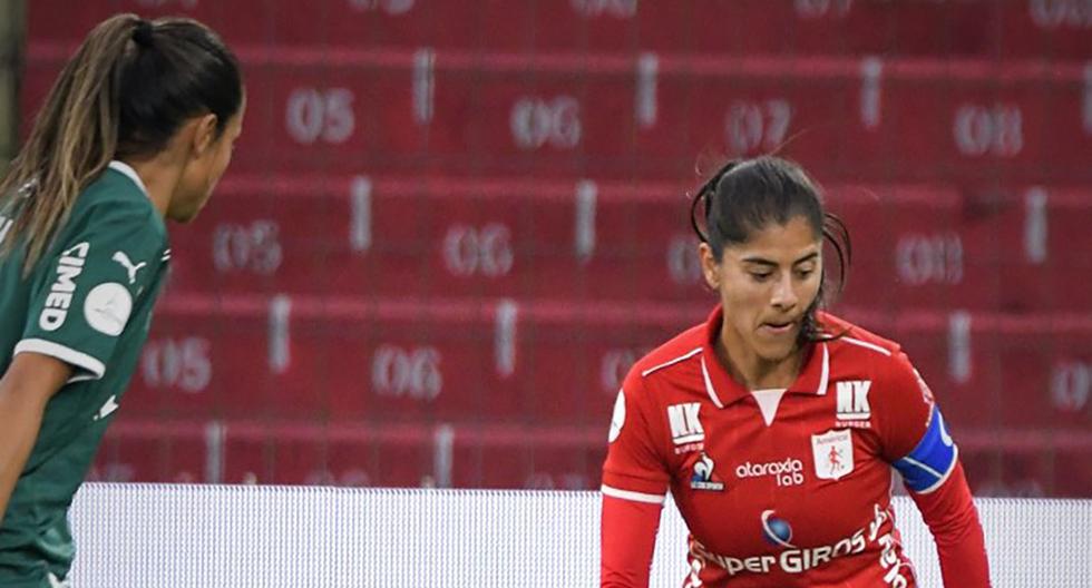 América cayó 1-0 ante Palmeiras y buscará el tercer puesto de la Copa Libertadores Femenina. Foto: Captura