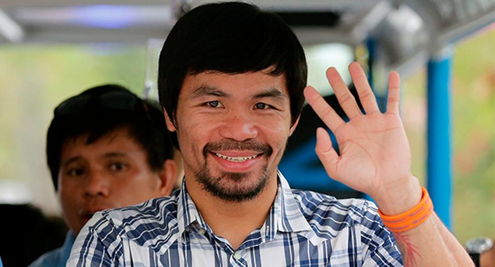 El boxeador Manny Pacquiao iba a ser secuestrado por la filial del ISIS en Filipinas. (Foto: EFE)