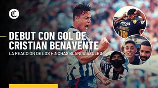 La reacción de los hinchas de Alianza Lima tras el debut con gol de Cristian Benavente