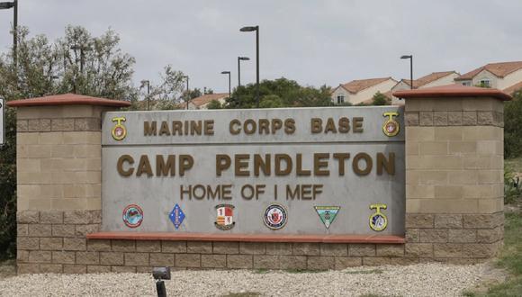 La entrada de Camp Pendleton en in Oceanside, California, el 22 de septiembre de 2015. (Foto referencial de Gregory Bull / AP)