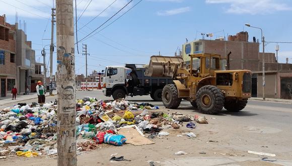 Durante la décima jornada de limpieza se recogió 210 metros cúbicos de residuos sólidos (Foto: GORE Lambayeque)