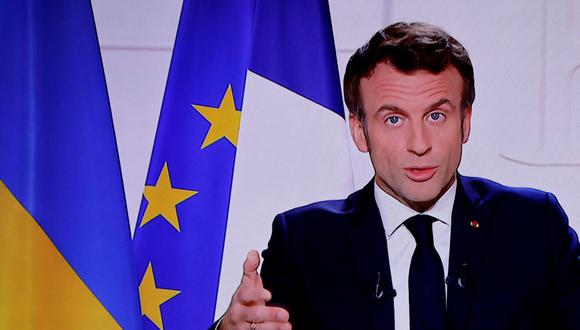 El presidente de Francia, Emmanuel Macron, anunció que se presentará a la reelección en los comicios de abril. (LUDOVICO MARIN / AFP).