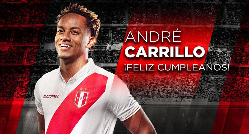 André Carrillo, concentrado con la selección peruana en Brasil, celebra este viernes su cumpleaños número 28. (Foto: Twitter @SeleccionPeru)