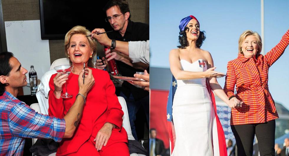 Katy Perry se disfrazó como Hillary Clinton. (Foto: Instagram)