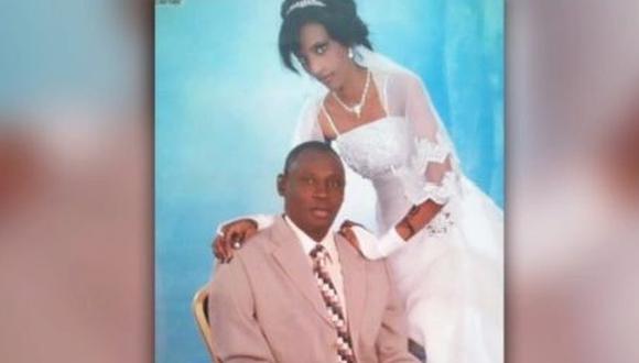 Mariam Ibrahim y su esposo Daniel Wani. (Captura de pantalla: YouTube)