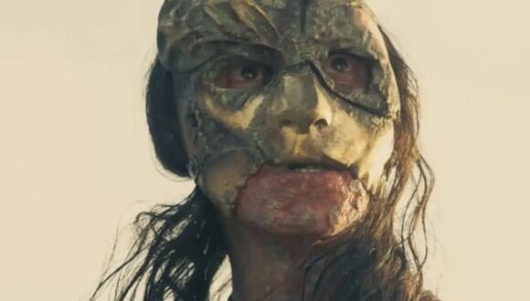 Craghas Drahar padece psoriagrís, por lo que usa una máscara para cubrir las lesiones de su piel (Foto: HBO)