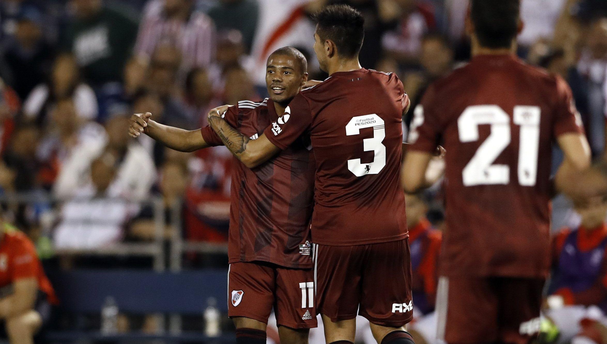 River Plate goleó 5-1 a Chivas con doblete de Nicolás de la Cruz en Estados Unidos por Colossus Cup 2019. (Foto: AFP)