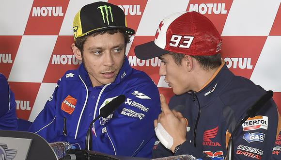 MotoGP: Valentino Rossi y Marc Márquez tuvieron duelo verbal